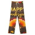 thumbnail image 3 of Autumn Happy Thanksgiving Turkey Pajama Pants Comfortable Elastic Waist Pajamas Fashion Sleepwear Bottoms Plus Size Homewear, 3 of 6