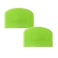 thumbnail image 1 of Oleegame 2PC Tin Foil Roll Cake Dough Plastic Baking Butter Scraper Tools Spatula Batter Kitchen，Dining & Bar Green, 1 of 5