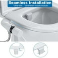 thumbnail image 4 of Bidet Attachment for Toilet, Non-Electric Self-Cleaning Dual Nozzle (Feminine/Bidet Wash) Toilet Bidet, Fresh Cold Water Sprayer Bidets for Existing Toilets with Adjustable Pressure Control, 4 of 6