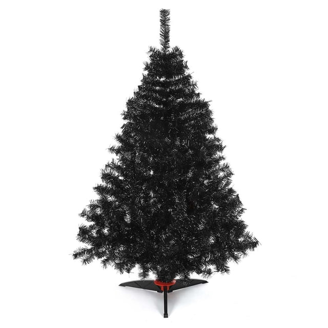 Arbol de Navidad de LUJO NAVIPLASTIC NEGRO 160 cm