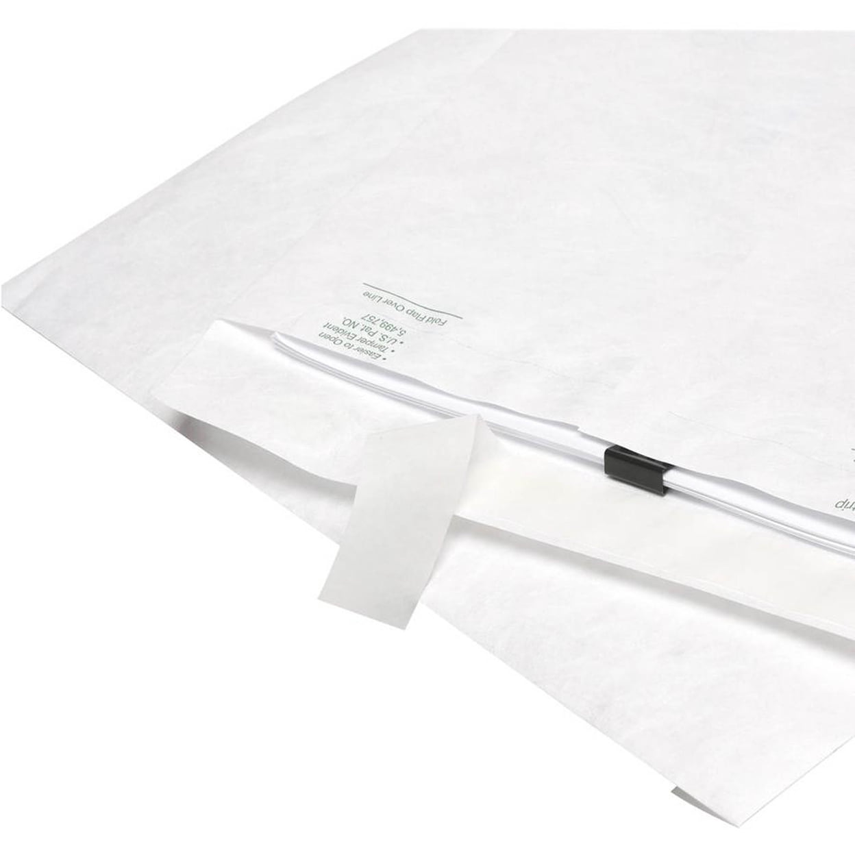 Quality Park Flap-Stik Open-end Envelopes - Catalog - 0 - 9"W x 12" L- 14 lb - Self-sealing - Tyvek - White