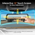 thumbnail image 3 of Rexing - M4 1080p 4-Channel Mirror Dash Cam with Smart BSD GPS, 3 of 8
