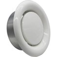 thumbnail image 1 of Ceiling Extract Valve 200mm - 4 inch White Coated Metal Vent, 1 of 4