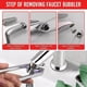 thumbnail image 4 of Llave aireadora para grifo, llave de tubo de agua multifuncional, alicates inferiores para lavabo, funda para grifo de baño, 4 of 5
