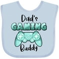 thumbnail image 3 of Inktastic Dad's Gaming Buddy Aqua Controller Boys or Girls Baby Bib, 3 of 4
