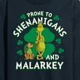 thumbnail image 3 of The Grinch - Prone To Shenanigans Malarkey - Men's Long Sleeve T-Shirt, 3 of 5