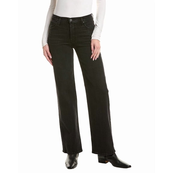 HUDSON Jeans womens Rosie Fabulous Black Wide Leg Jean, 31, Black