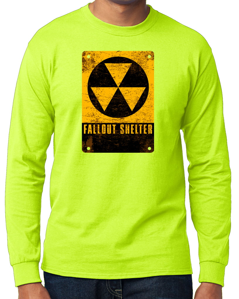 Buy Cool Shirts Kids Radiation T-shirt Radioactive Fallout Youth Long Sleeve 