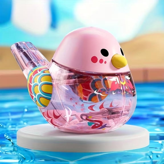 Bird Chirping Water Whistle Musical Instrument Toy for Sound Training and Fun Activities Compact Plastic Whistle with Realistic Bird Sounds Portable Music Toy for Beginners