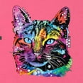 thumbnail image 2 of Cute Cat | Dean Russo Art Animal Lover Ladies Racerback Tank Top, Hot Pink, X-Large, 2 of 6