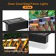 thumbnail image 3 of 4 piezas, pilares de cerca, paredes de terraza con energía solar, escaleras decorativas y luces de paso, lámparas de mesa LED resistentes a la intemperie, 3 of 5