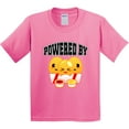 thumbnail image 3 of Inktastic Powered by Chicken Nuggets Youth T-Shirt, 3 of 5