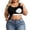 Black, variant on Women's Plus Size Tank Tops Built in Bra Padded Bra Sim Fit Camisole for Summer Casual