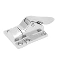 thumbnail image 1 of Pestillo de puerta de calidad naval, 2 uds., 48X38mm, abrazadera de pestillo bloqueable para puerta de gabinete de acero inoxidable 316 para barco, yate, RV, 1 of 12