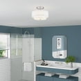 thumbnail image 5 of Livex Lighting Claremont Ceiling Mount in Brushed Nickel, 5 of 14