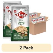 (2 pack) Dux Grain & Seeds Crackers Bag, 7.62 oz, Pack of 4