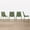GREEN, variant on Spruce & Spring Modern Stackable Dining Chairs, Set of 4 Molded Plastic Kitchen Chairs with Metal Legs, Space-Saving Armless Design, White