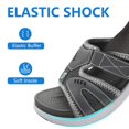 thumbnail image 3 of Sandalias deportivas de recuperación COFACE para hombre con fascitis plantar, color gris 14, 3 of 6