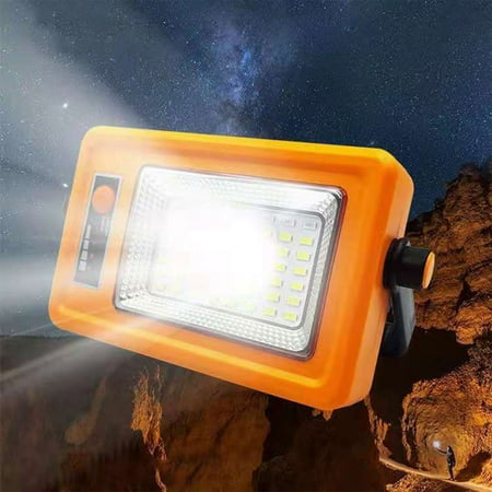 

Aoujea Solar Lights for Outside Portable Work Lamp Solar Energy USB Emergency Charging Outdoor Rain Proof Camping Strong Light