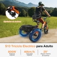 thumbnail image 2 of Bicicleta Eléctrica Honey Whale S13 Naranja, 2 of 9