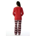thumbnail image 4 of Just Love Ultra-Soft Womens Pajama Pant Set with Nightgown & Matching Socks  Luxurious Sleepwear (Wintry Mix Fairisle, 2X), 4 of 4