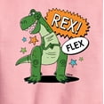 thumbnail image 2 of Toy Story - Rex Flex - Toddler & Youth Crewneck Fleece Sweatshirt, 2 of 4