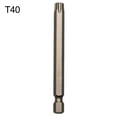 thumbnail image 2 of 1pc -T40 Magnetic Head for Torx Screwdriver Bit 75mm Security Tamper Proof Star T40, 2 of 9