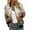Multicolor, variant on Women's Jacket Floral Print Bomber Vintage Casual Graphic Zipper Baseball With Pocket Fall Jacket