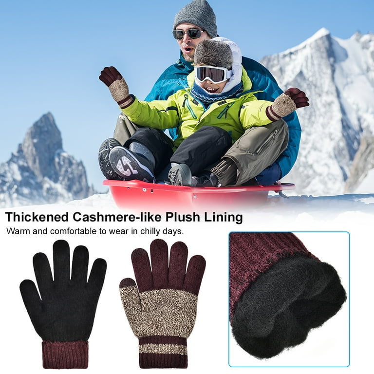 Mountain Made Cold Weather Winter Mittens For Men and Women (Small