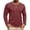 Red, variant on Cmfcve Men's Crew Neck Raglan Long Sleeve Tops Casual Loose Fit Athletic T-Shirt Fall Workout Running Pullover Shirts