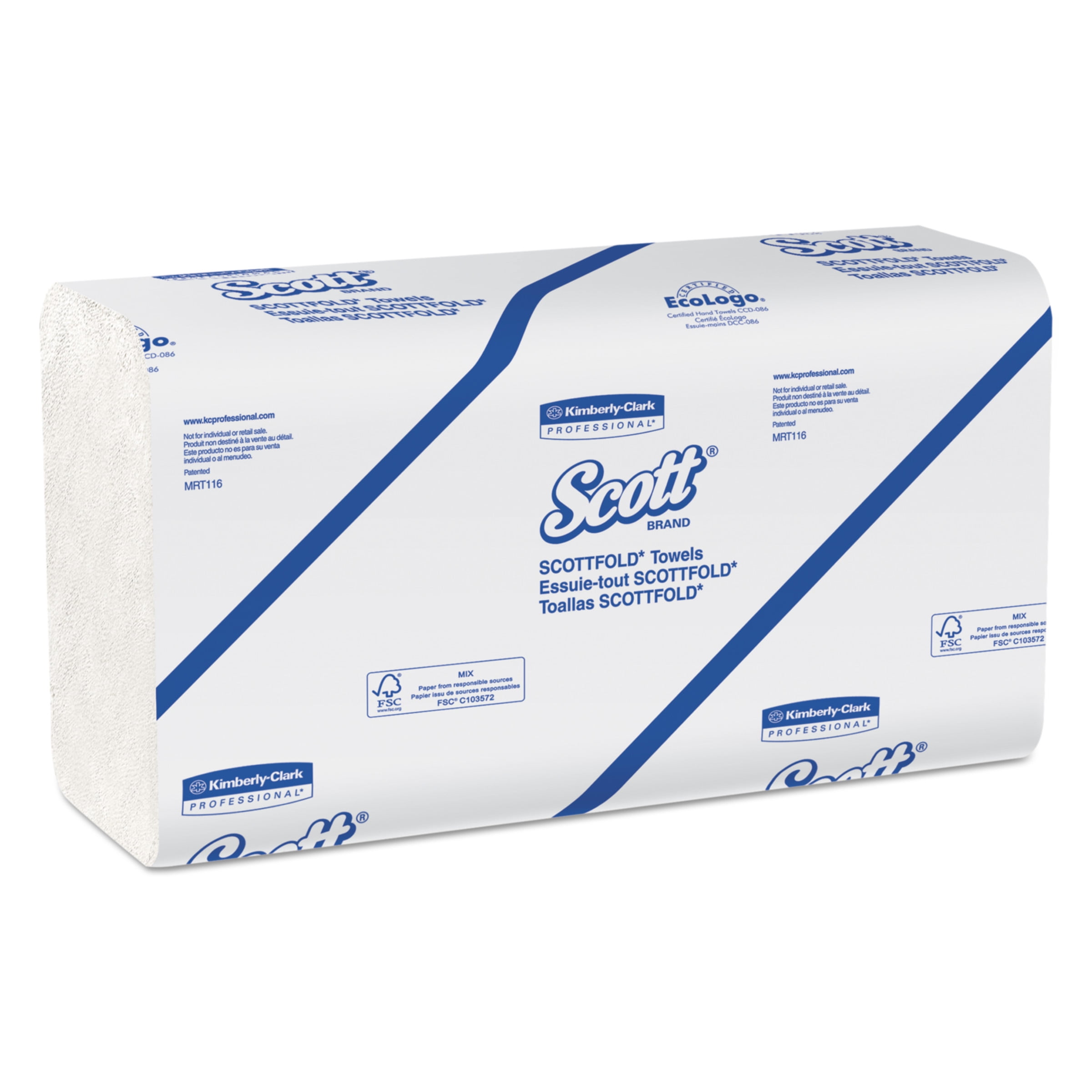 Scott Multi-Fold Paper Towels 250 Towels/Pack 16 Packs/Carton KCI01804 