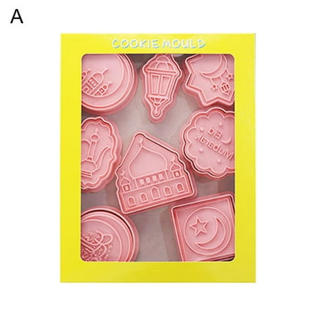

UDIYO Cookie Cutter 1 Set Festival Cookie Cutter Middle East Style DIY Plastic Children Holiday Biscuit Molds Kitchen Supplies