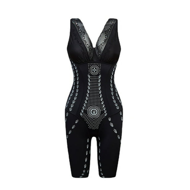 Bodysuit Spank Vest Body Building Clothes With Back Pull Off Style