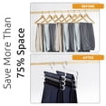 thumbnail image 2 of EDNA HOME Space Saving Pants Hanger, 4 Layer, 5 Pack, 2 of 6