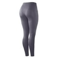 thumbnail image 5 of Gibobby Women’s High Waist Ankle Leggings with Side Pockets (Dark Gray,XL), 5 of 5