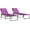 Purple, variant on Folding Chaise Lounge Chair, Patio Sun Tanning Chair, Outdoor Chaise Lounger with 4-Position Reclining Back, Breathable Mesh Seat for Beach, Poolside, Yard, Purple