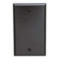 thumbnail image 2 of Leviton 1-Gang Blank Wall Plate, Standard Size, Thermoset Plastic, Brown Electrical Wallplate, 2 of 2