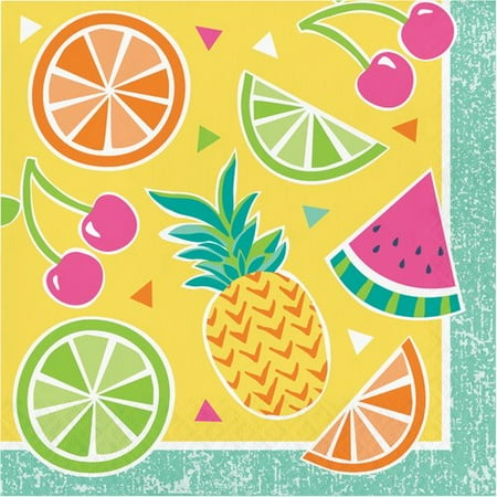 - The Party Aisle Fruit 5'' Napkin (Set of 48)