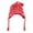 Red, variant on CTM  Heavy Knit Winter Pattern Peruvian Hat (Women)