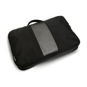 btL 4 Piece Nylon Mesh Front Expandable Zippered Compression Packing Cubes, Black
