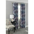 thumbnail image 2 of Mainstays Grommet Top Blackout Curtain Panel, 1 Panel, Blue Helix, 40" W x 84" L, 2 of 7
