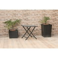 thumbnail image 2 of HomeRoots 372275 Powder Aluminum Side Table, 16 x 16 x 18 in., 2 of 2