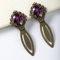 thumbnail image 3 of Grapes Copper-Colored Lace Bookmarks: Stainless Steel Book Markers Set for Readers and Book Lovers, 3 of 5