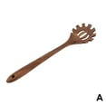 thumbnail image 6 of 1PCS Wooden Kitchen Utensils Set, Black Walnut Wood Handle Long Spat Spoons, 6 of 9
