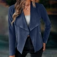 thumbnail image 5 of Clearance LYXSSBYX Fall Jackets for Women Women's Long-Sleeved Cardigan Jacket Jacket Sleeveless Hooded Casual Coat/Jacket, 5 of 8