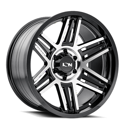 20x9 Ion 147 Black/Machined Wheel 8x6.5 (0mm)