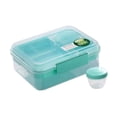 thumbnail image 5 of yotijay Bento Box Meal Prep Container,Multipurpose,Rectangle Portable Snack Box Reusable green1650ml, 5 of 9