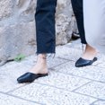 thumbnail image 6 of Myra - Pointed toe Leather Mule | Black, 6 of 6