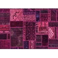 thumbnail image 1 of Ahgly Company Indoor Rectangle Oriental Pink Modern Area Rugs, 5' x 8', 1 of 4