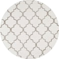 thumbnail image 1 of Nuloom 6' x 6' Tapis Rond en Touffeté Avenue Park en Nickel, 1 of 2